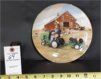 Tractor Ride by Donald Zolan Plate # G9348
