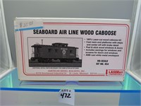 Seaboard Air Line Plywood Caboose HO Kit NO 854
