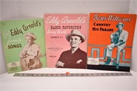 Three Country Music Song Books