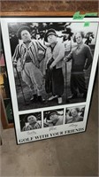 Golf with Friends  Framed Poster