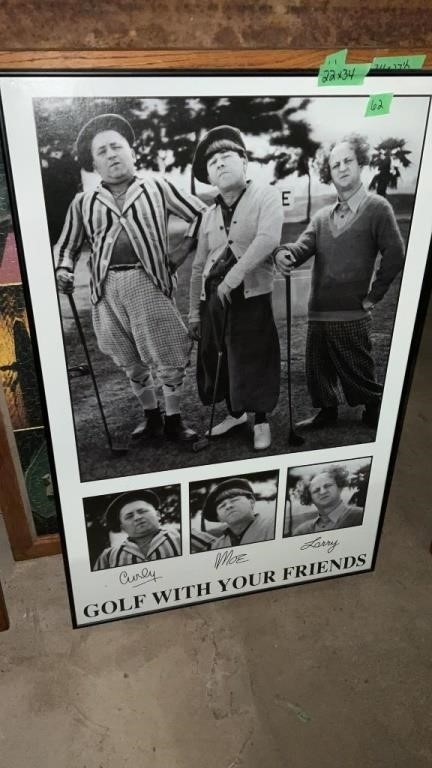 Golf with Friends  Framed Poster