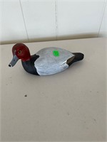 Herb Daisy Jr Red Head Drake Miniature Decoy