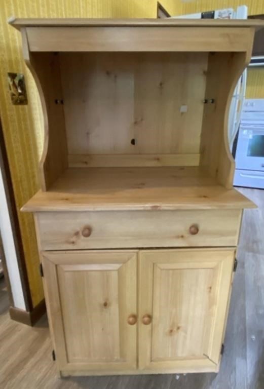 Pressed Wood Microwave Hutch