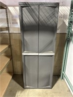 Outdoor plastic storage cabinet, approximate