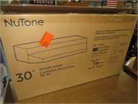 NEW NUTONE 30"W STAINLESS RANGE HOOD IN BOX