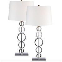 2 Lamps Chrome Ring
