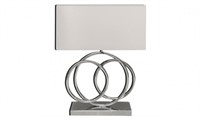 2 Lamps Chrome Circle Bases