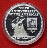 1991 Bahamas $5 Commemorative