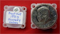 Roll of 1971 S Kennedy Proof Half Dollars