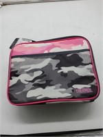 Pink and black Thermos lunchbox