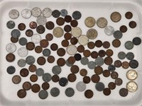 ASSORTED LOT OF GERMAN WWII COINS