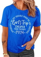 Girls Trip Cheaper Than Therapy 2024 T-Shirt Lg