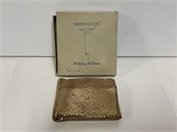 Whiting & Davis Mesh Wallet w/ Original Box