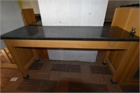 Black Topped Table