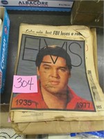 Elvis Newspaper Lot