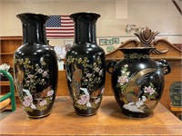 Oriental style vases