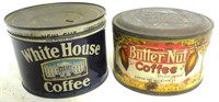 Pair of Vintage Coffee Cans