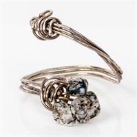 Jewelry Sterling Silver Wrap Around Bracelet