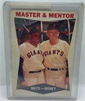 1960 Topps Master and mentor Mats and Rigney