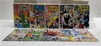 Lot of 10 Alpha Flight Comic Books