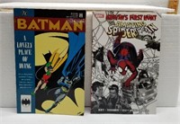 Lot of 2 Soft Cover Comic Books- Batman