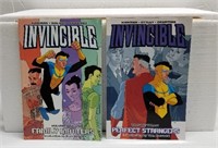 Lot of 2 Invincible Soft Cover Comic Books