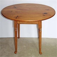 Oval Wood Occasional Table