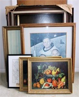 Selection of Framed Prints in Various