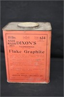 Dixon's Graphite 10lb. Advertising Tin