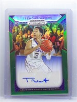 Tremont Waters 2019 Prizm Green Rookie Auto