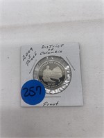 2009 S Proof Quarter District of Columbia Proof