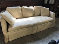 cream sofa, 82" wide