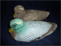 TWO VINTAGE DUCK DECOYS