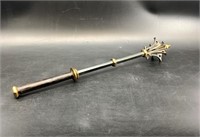 Handmade medieval style spike mace with leather bo