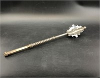 Handmade medieval style spike mace with fluted han