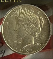1922-D Peace Silver Dollar MS64 Collectible COIN