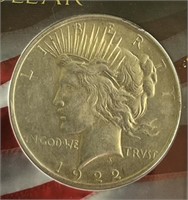 1922-P Peace Silver Dollar MS63 Collectible COIN