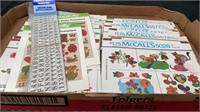 McCall’s patterns with iron ons