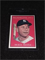 1961 Topps Mickey Mantle Yankees