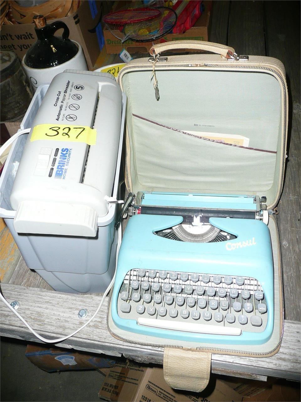 Paper Shredder, Electric Typewriter