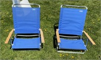 Pair of Aloha beach chairs. Excellent condition