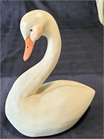Vintage Hand-Made Swan Decor