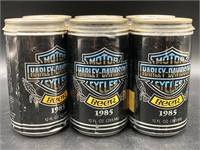 Vintage 1985 Harley-Davidson Beer Six Pack