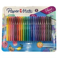 22 Ct Paper Mate Flair Pens 0.07mm (18+4)