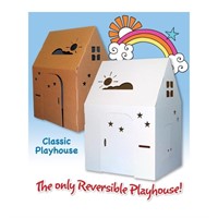 G1082  Easy Playhouse Cardboard Playhouse 3