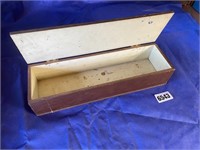 Wood Storage Box, 18"W X 5.5"D X 4"T