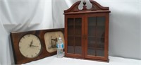 Small wall display cabinet need some repairs,
