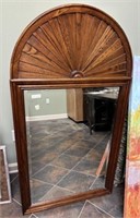Late 20th Century Dome Top Wall Mirror