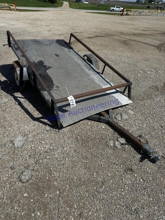 UTILITY TRAILER, 4.5 FT X 7.5 FT, NO PAPERWORK