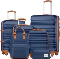 NEW $320 Luggage Set 6 Piece